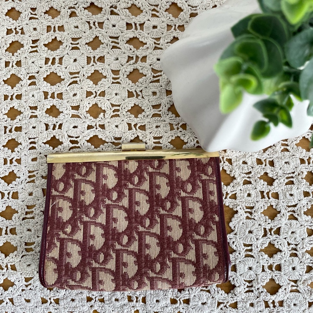 RARE Dior vintage Christian Dior Authentic clutch bag monogram